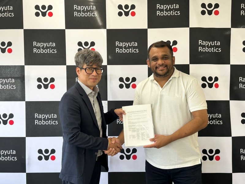 박정훈 로지스올컨설팅 CEO(좌), Gajan Mohanarajah 라퓨타로보틱스 CEO(우) / 출처 - 로지스올컨설팅