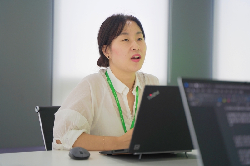 송연옥 매니저가 주목하는 HMI 진보 포인트는 '지속가능성' 확보다. (출처 : 헬로티 최재규 기자)