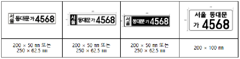 출처 : 국토부 / 전면번호 스티커 안