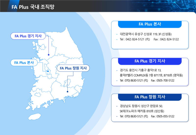 에프에이플러스가 구축하고 있는 국내 조직망 현황 / 출처 – 에프에이플러스