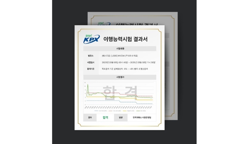 해줌 이행능력시험 결과서 (출처 : 해줌)