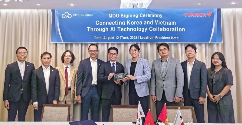 퓨리오사AI-CMC Global MOU 체결식 현장