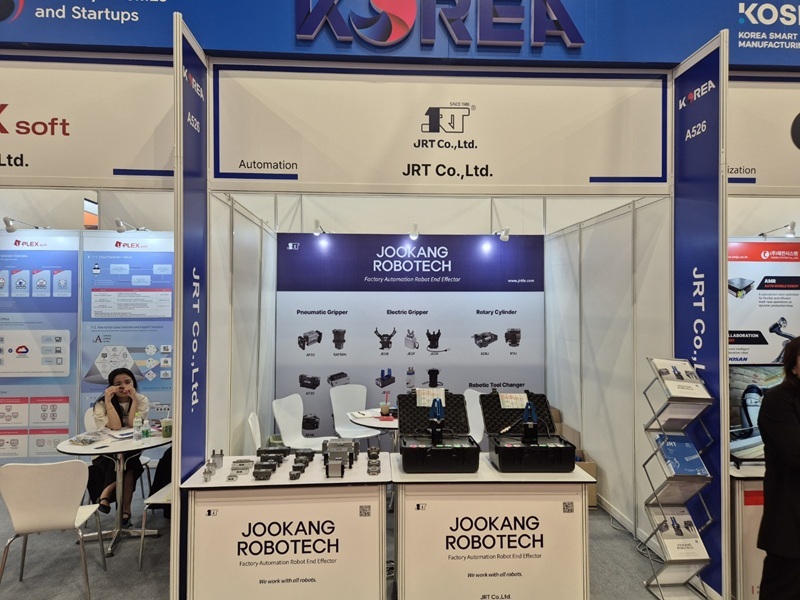 주강로보테크가 8월 27일부터 29일까지 베트남 빈증 WTC BINH DUONG NEW CITY EXPO A+C홀에서 개최된 AW베트남 2025에 참가해, 차세대 전동그리퍼 시리즈 AF30, JEGH를 선보였다. (출처: 헬로티)
