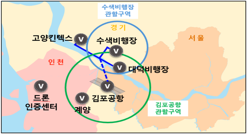 출처 : 국토부 / 도심지 실증 노선 변경(안)