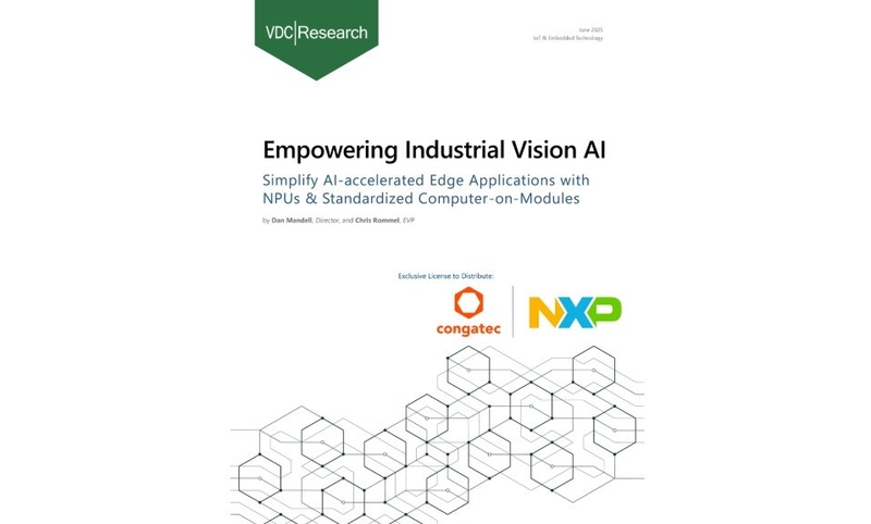 콩가텍이 NXP, VDC 리서치와 산업용 비전 AI 백서를 발간했다. (출처 : 콩가텍)