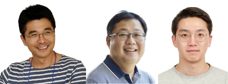 (왼쪽부터)이정호 교수, 박철원 대표, 박상민 수석연구원 (출처 : KAIST)
