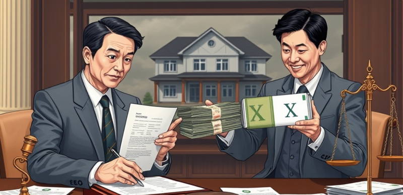 뤼튼 이미지 / <strong>제3자를 위한 계약(민법 제539조)시 법률관계의 이해</strong>