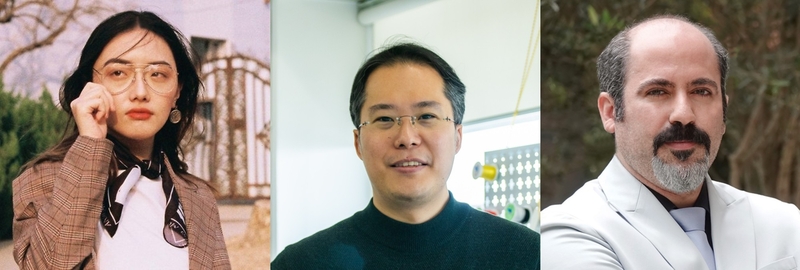 (왼쪽부터)위 치엔 순 박사, 이창희 산업디자인학과 교수, 알리 아사디푸어 영국왕립예술학교 CSRC 센터장 (출처 : KAIST)