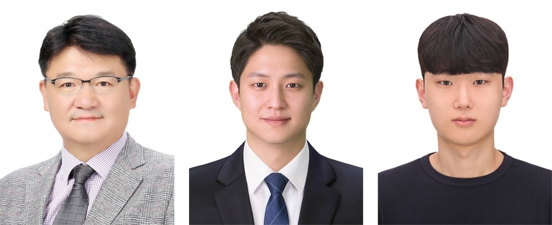 (왼쪽부터)DGIST 나노기술연구부 김동환 책임연구원, 김정민 책임연구원, 융합전공 김성찬 박사과정생 (출처 : DGIST)