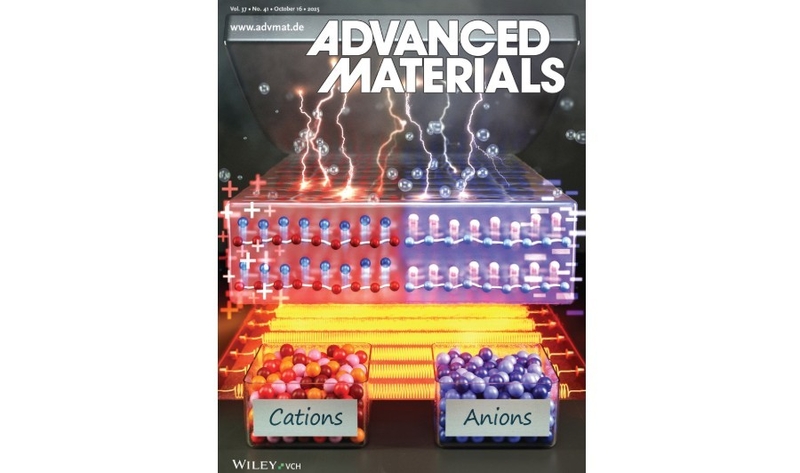 이번 연구는 ‘Advanced Materials’ 표지로 선정됐다. (출처 : DGIST)