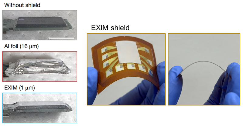 EXIM 전자파 차폐막 활용 (출처 : GIST)