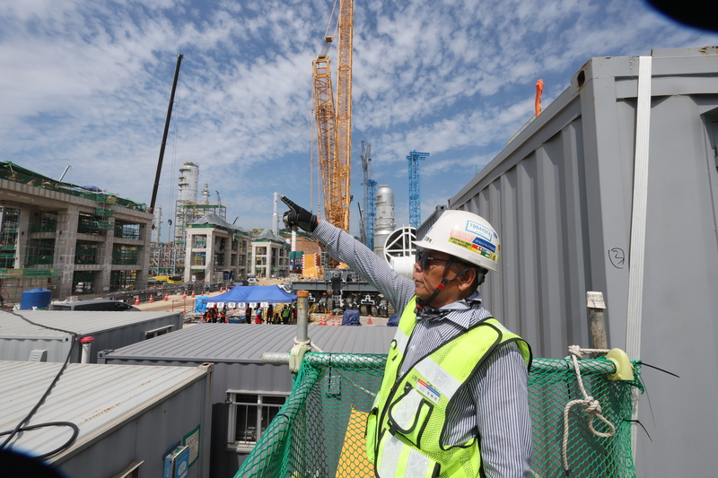 에쓰오일 샤힌프로젝트 건설 현장. (출처 : 연합뉴스)