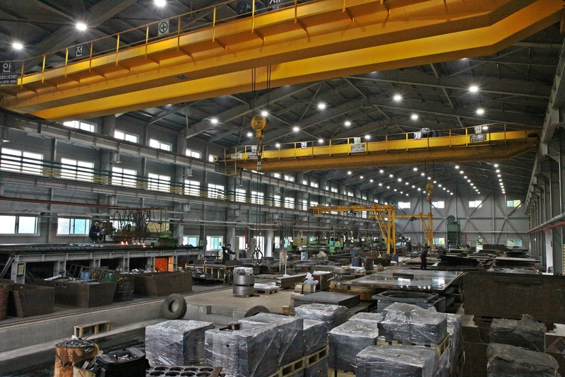 신원스틸 공장 내부 (출처 : 버넥트)