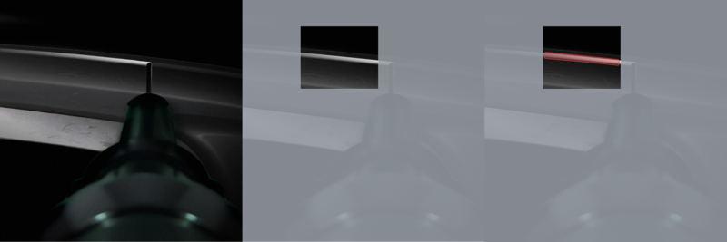 딥러닝을 활용한 도포 영역 검출 이미지 / 출처 - 뉴로클 