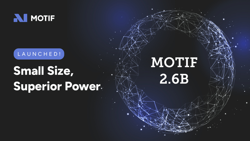 모티프테크놀로지스, ‘Motif 2.6B’ 공개...경량 LLM 시장 도전장