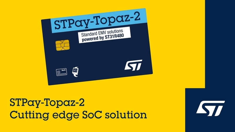ST마이크로, 차세대 비접촉 결제 SoC ‘STPay-Topaz-2’ 출시