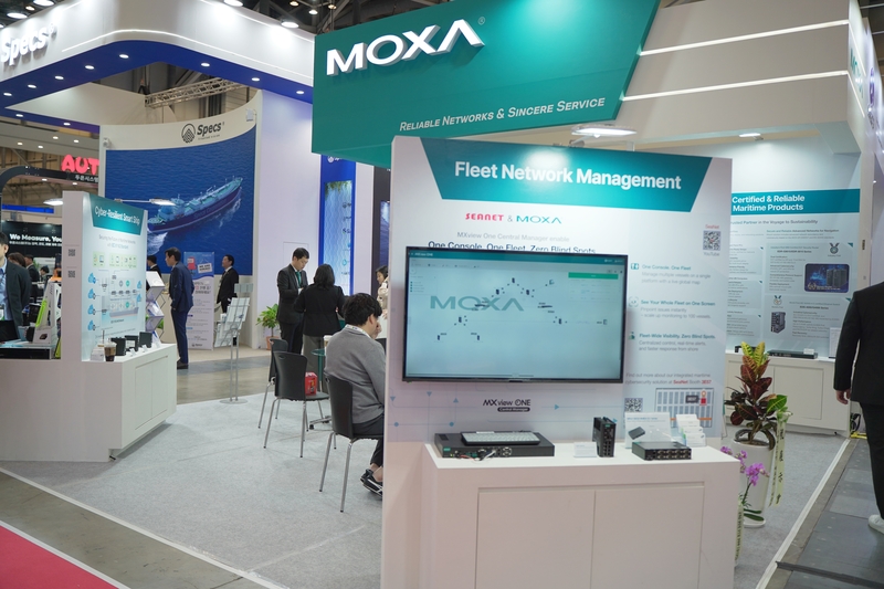 [KORMARINE 2025] “해상 운영의 모든 것” MOXA, 선박·선단 보안·관제 해법 ‘한눈에’