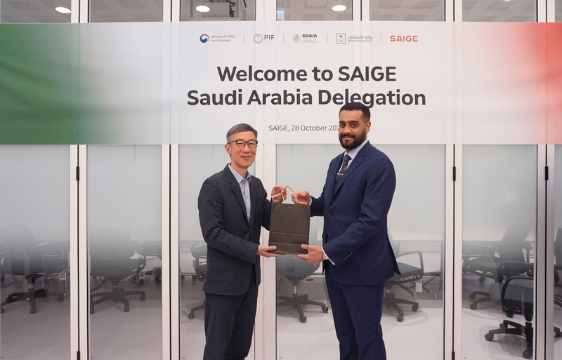 세이지, 사우디 정부 사절단 초청해 AI 기술 시연 및 협력 논의