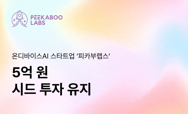 온디바이스 AI 스타트업 피카부랩스, 동문파트너즈로부터 시드 투자유치 - 뉴스 썸네일 이미지