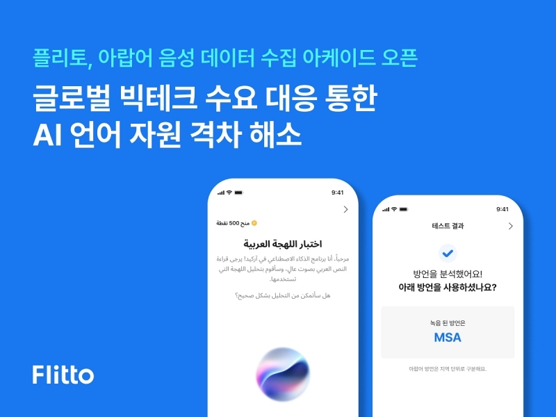 플리토, 코드 스위치 특성 반영한 아랍어 STT 데이터 확보 - 뉴스 썸네일 이미지
