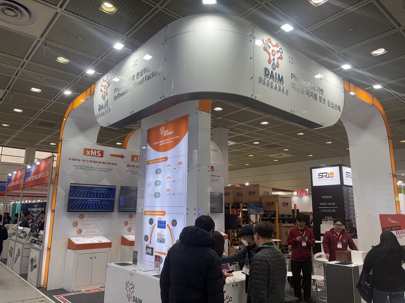 [AW 2026] 다임리서치, AI·디지털 트윈 기반 물류 로봇 플랫폼 공개 - 뉴스 썸네일 이미지